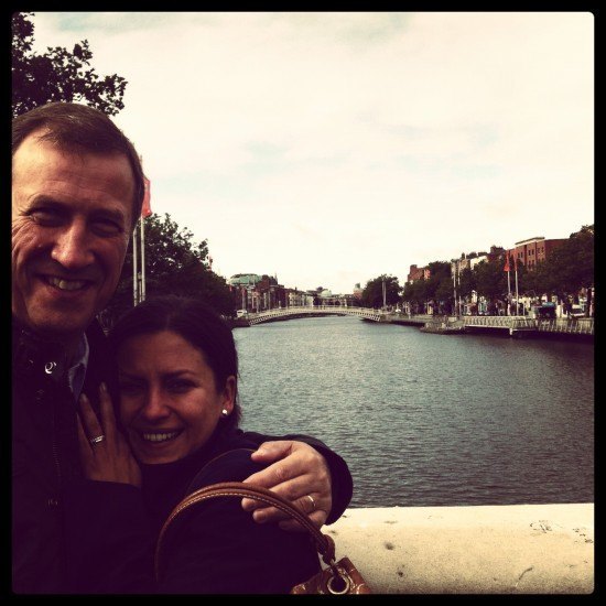 Happy by the River Liffey Happy by the River Liffey