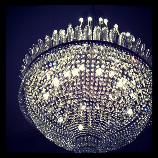 Loved the chandeliers at La Scala Loved the chandeliers at La Scala