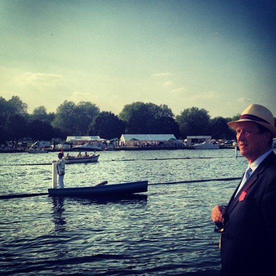 Mr O also gets to wear a hat during Henley Royal Regatta