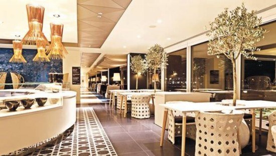 The stunning Qatar Airways premium lounge at Heathrow