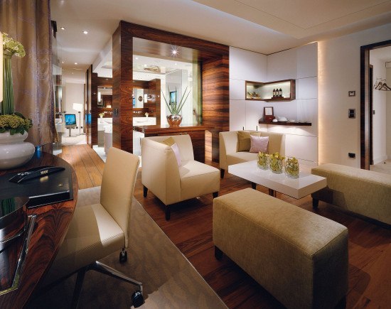 A spacious suite
