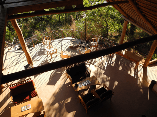 Tree house lobby at Tongole Wilderness Lodge Tree house lobby at Tongole Wilderness Lodge