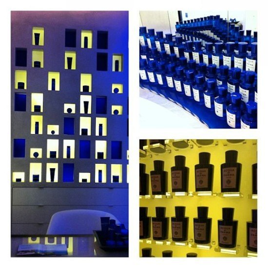 Swanky Acqua di Parma boutique at Via Gesu