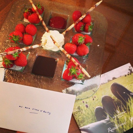 Nice welcome amenity