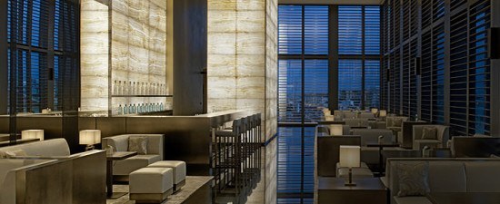 The Armani Bamboo Bar - an oasis of calm and exceptional design