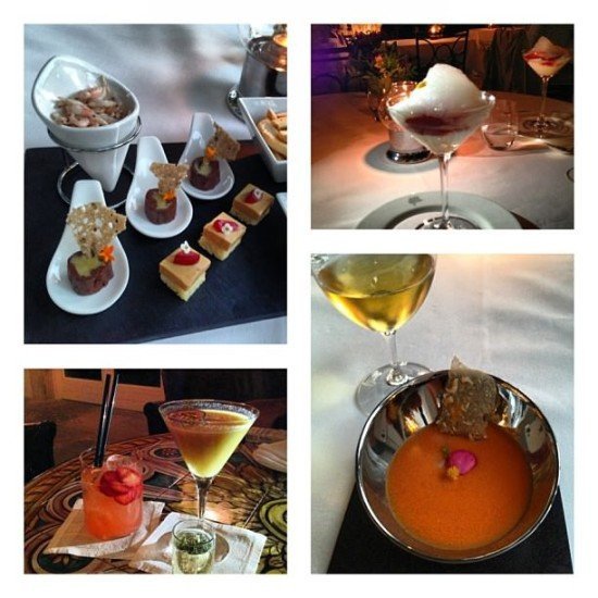 Chef Lutz Bosing treated us like princesses...