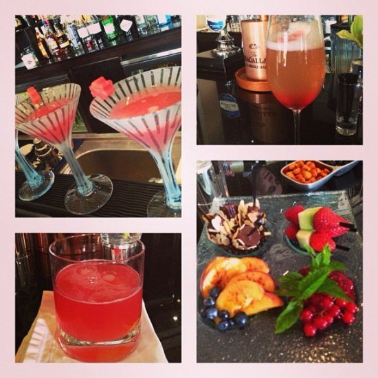 The cocktails were #lolapink! Bet you Lauren was happy!