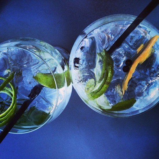 The prettiest gin & tonic ever