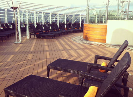 The Top Sail Deck - nice and peaceful The Top Sail Deck - nice and peaceful