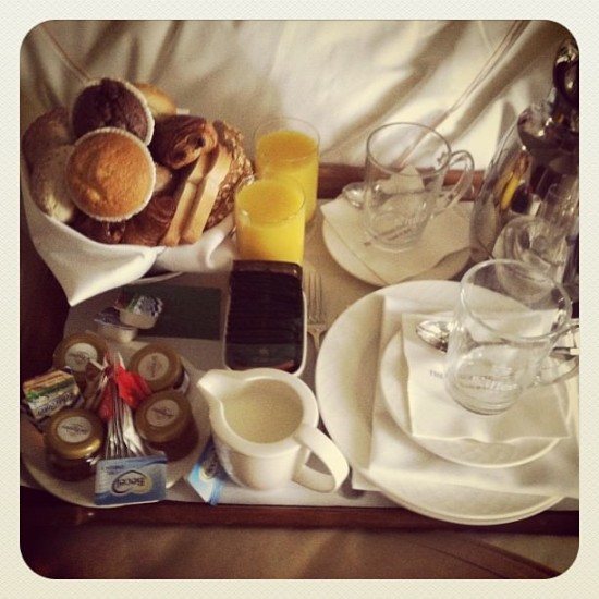 Yummy continental breakfast
