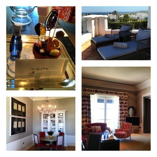 A beautiful suite for Mrs. O and friends